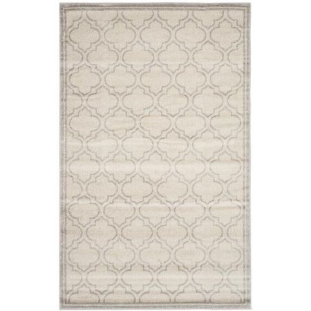 Safavieh Amherst Power Loomed Rectangle Rug- Ivory - Light Grey- 2 ft. 6 in. x 4 ft. AMT412E-24